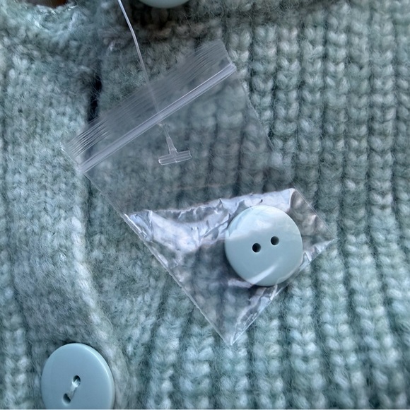 Elegant Mint Cardigan for Women - Picture 6 of 7